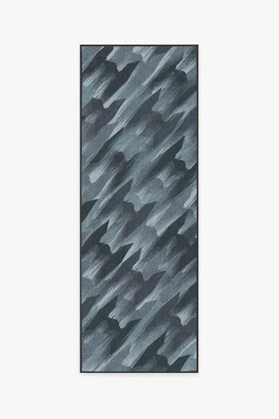 Ruggable Tie Fighter Houndstooth Blue Flatwoven Rug