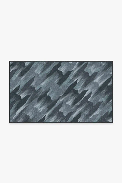 Ruggable Tie Fighter Houndstooth Blue Flatwoven Rug