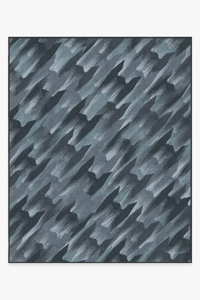 Ruggable Tie Fighter Houndstooth Blue Flatwoven Rug