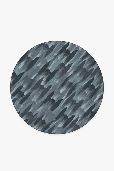 Ruggable Tie Fighter Houndstooth Blue Flatwoven Rug