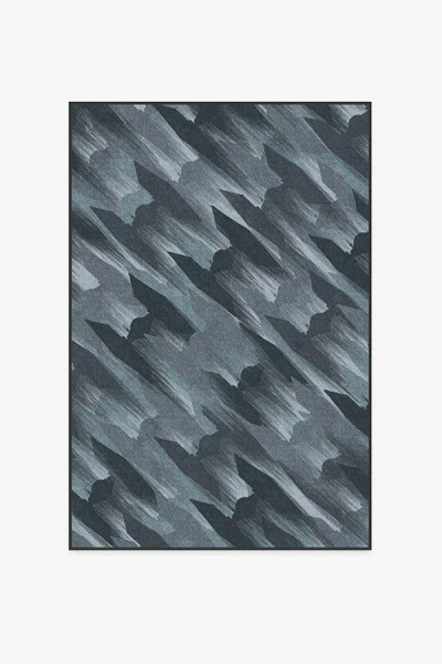 Ruggable Tie Fighter Houndstooth Blue Flatwoven Rug