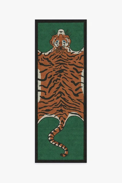 Ruggable Tiger Emerald Flatwoven Rug By Jonathan Adler In Multi