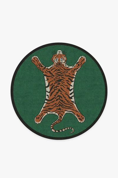 Ruggable Tiger Emerald Flatwoven Rug By Jonathan Adler In Multi