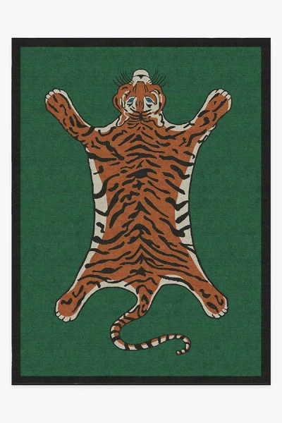 Ruggable Tiger Emerald Flatwoven Rug By Jonathan Adler In Multi