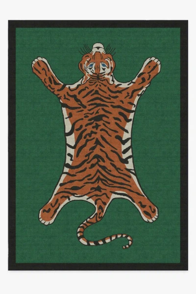 Ruggable Tiger Emerald Flatwoven Rug By Jonathan Adler In Multi