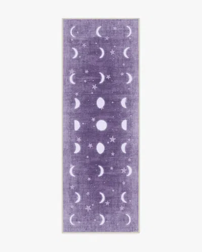 Ruggable To The Moon And Back Mauve Flatwoven Rug By Humberto Leon In Purple