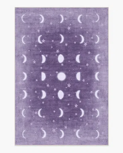 Ruggable To The Moon And Back Mauve Flatwoven Rug By Humberto Leon In Purple