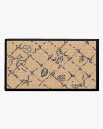 Ruggable Today's Catch Black Large Doormat In Brown