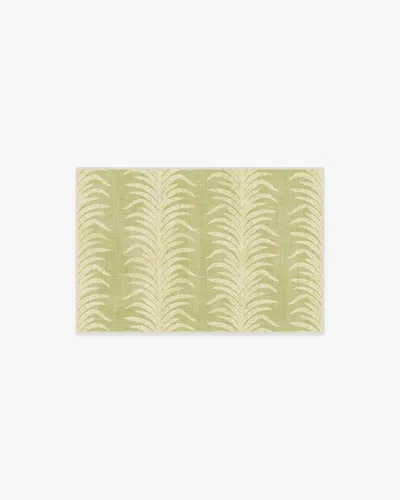 Ruggable Tree Fern Matcha Green Flatwoven Rug By Sanderson