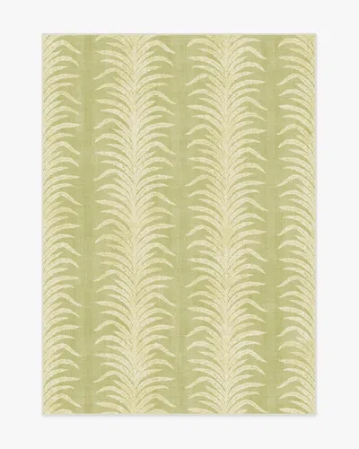 Ruggable Tree Fern Matcha Green Flatwoven Rug By Sanderson
