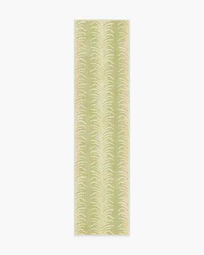Ruggable Tree Fern Matcha Green Flatwoven Rug By Sanderson