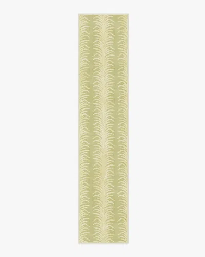Ruggable Tree Fern Matcha Green Flatwoven Rug By Sanderson