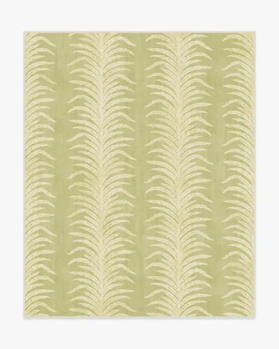 Ruggable Tree Fern Matcha Green Flatwoven Rug By Sanderson