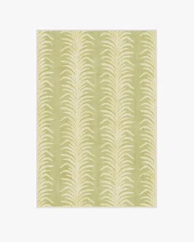 Ruggable Tree Fern Matcha Green Flatwoven Rug By Sanderson