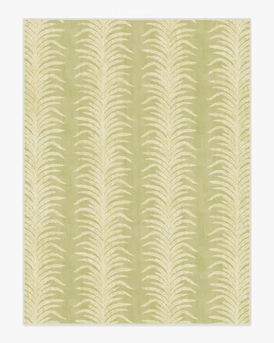 Ruggable Tree Fern Matcha Green Flatwoven Rug By Sanderson