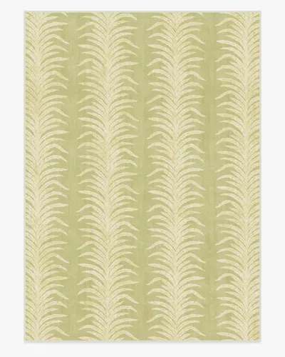 Ruggable Tree Fern Matcha Green Flatwoven Rug By Sanderson