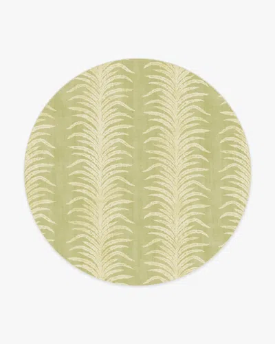 Ruggable Tree Fern Matcha Green Flatwoven Rug By Sanderson