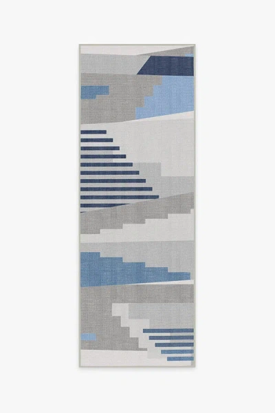 Ruggable Tropea Grey & Blue Outdoor Rug In Multi