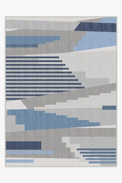 Ruggable Tropea Grey & Blue Outdoor Rug