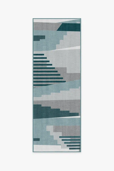 Ruggable Tropea Teal Outdoor Rug In Multi