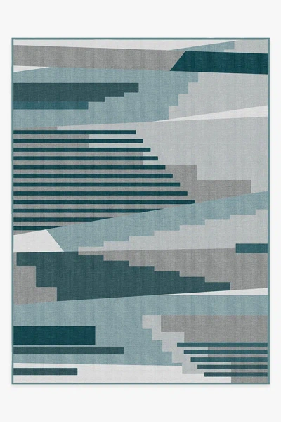 Ruggable Tropea Teal Outdoor Rug In Multi