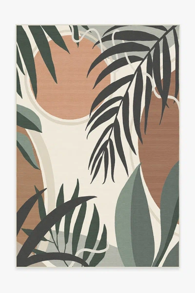 Ruggable Tulum Desert Sage Outdoor Rug In Green