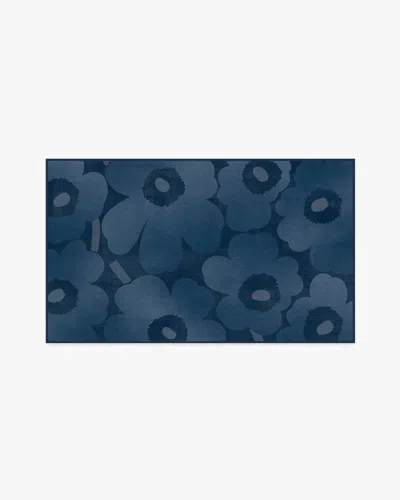 Ruggable Unikko Blue Flatwoven Rug By Marimekko In Multi