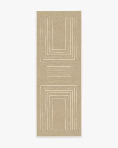 Ruggable Valencia Natural Flatwoven Rug In Brown