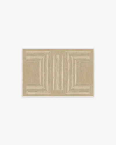 Ruggable Valencia Natural Flatwoven Rug In Brown