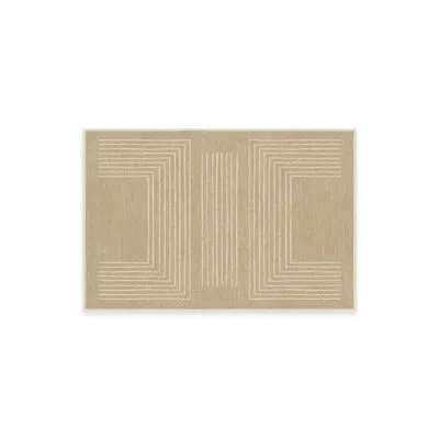 Ruggable Valencia Natural Washable 2-piece Rug And Pad System In Brown