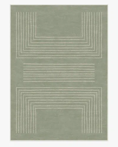 Ruggable Valencia Sage Green Flatwoven Rug