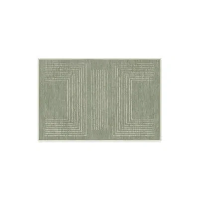 Ruggable Valencia  Sage Green Washable 2-piece Rug And Pad System In Gray