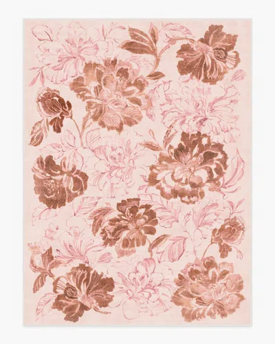 Ruggable Varda Terracotta Rose Flatwoven Rug In Multi