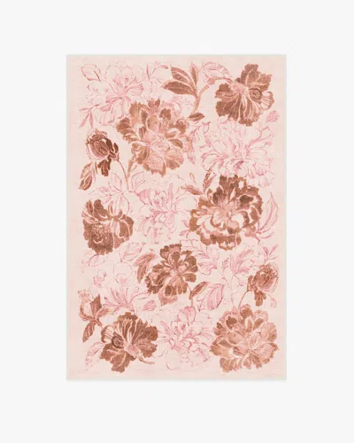 Ruggable Varda Terracotta Rose Flatwoven Rug In Pink