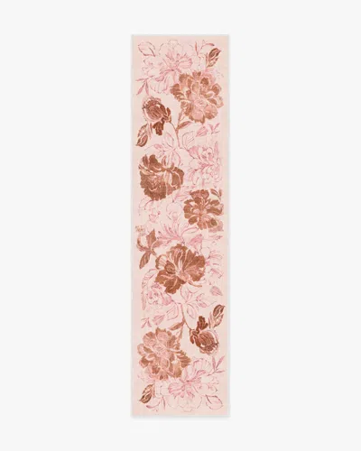 Ruggable Varda Terracotta Rose Flatwoven Rug In Pink