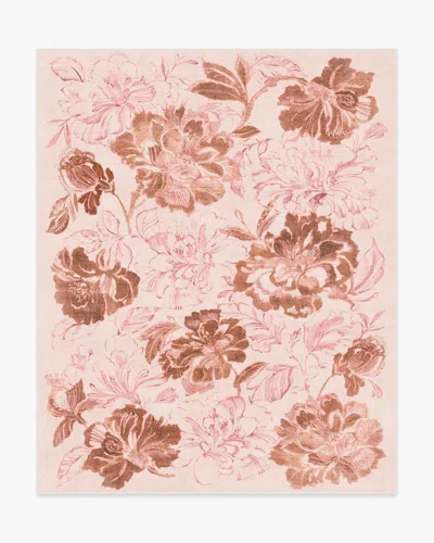 Ruggable Varda Terracotta Rose Flatwoven Rug In Multi