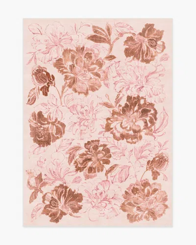 Ruggable Varda Terracotta Rose Flatwoven Rug In Multi