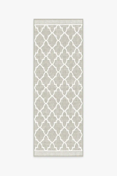 Ruggable Varia Trellis Stone Outdoor Rug In Multi
