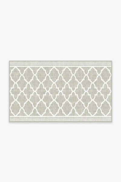 Ruggable Varia Trellis Stone Outdoor Rug In Multi