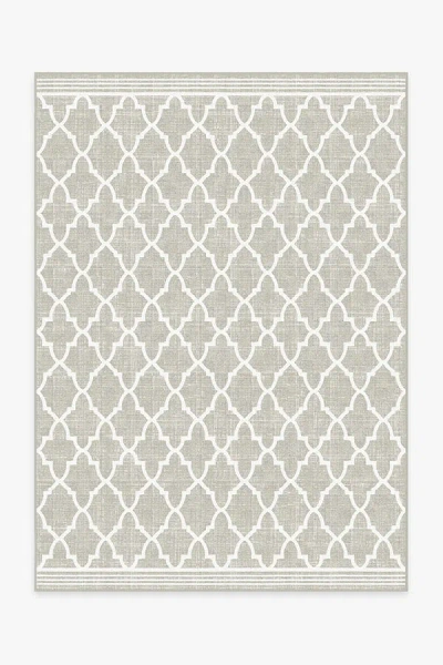 Ruggable Varia Trellis Stone Outdoor Rug In Gray