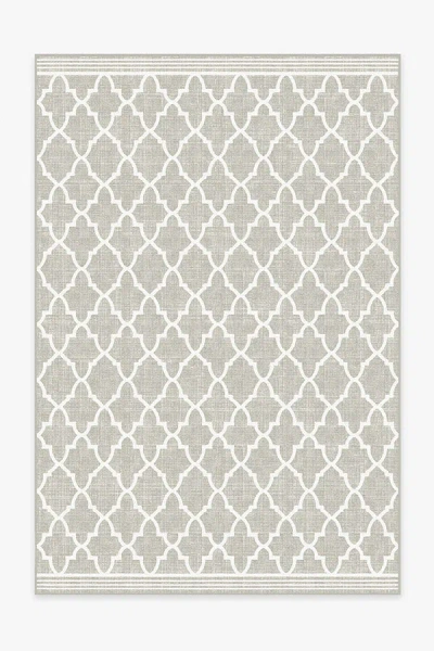 Ruggable Varia Trellis Stone Outdoor Rug In Gray