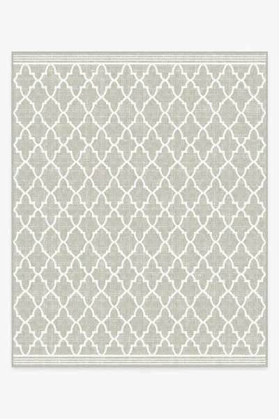 Ruggable Varia Trellis Stone Outdoor Rug In Gray