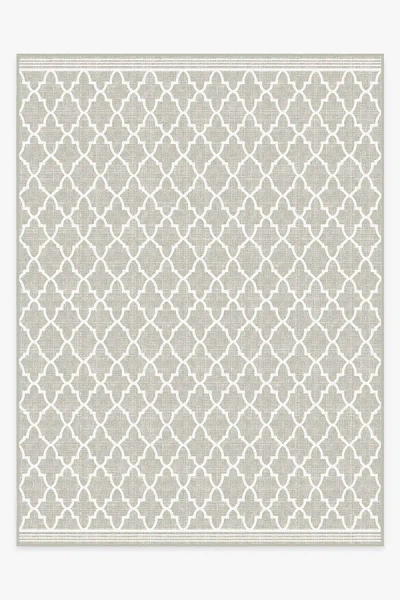 Ruggable Varia Trellis Stone Outdoor Rug In Gray