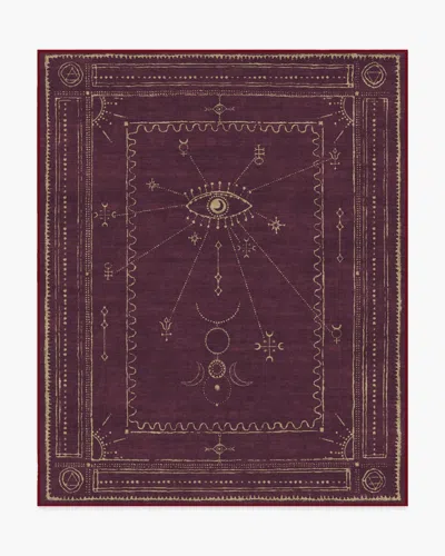 Ruggable Velith Burgundy Flatwoven Rug