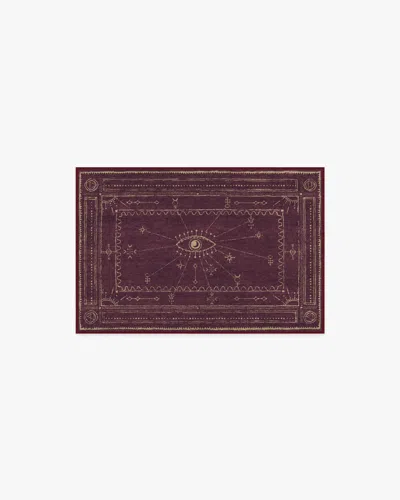 Ruggable Velith Burgundy Flatwoven Rug In Purple