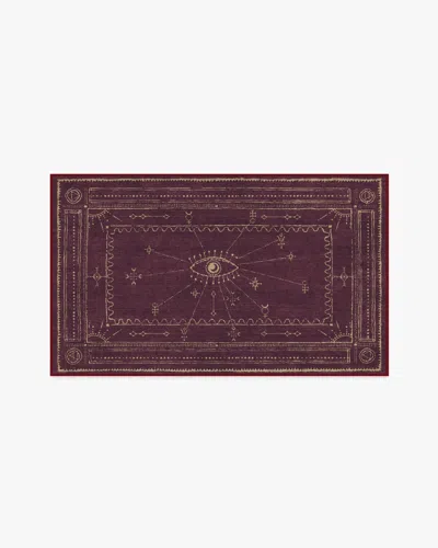 Ruggable Velith Burgundy Flatwoven Rug