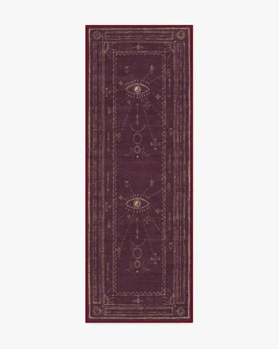 Ruggable Velith Burgundy Flatwoven Rug In Purple