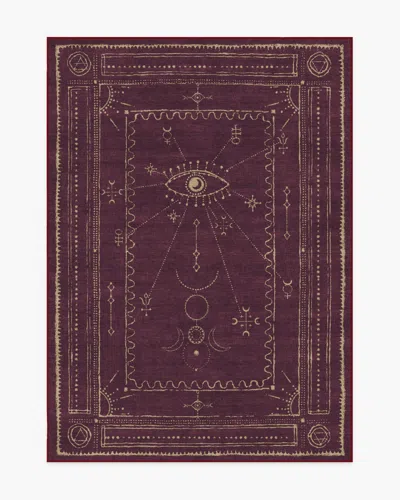 Ruggable Velith Burgundy Flatwoven Rug