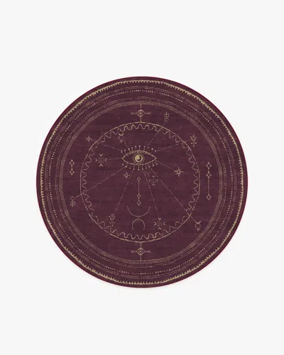Ruggable Velith Burgundy Flatwoven Rug In Purple