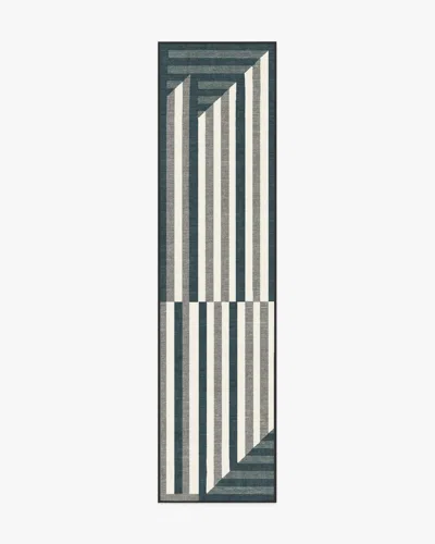 Ruggable Venn Charcoal Flatwoven Rug In Gray